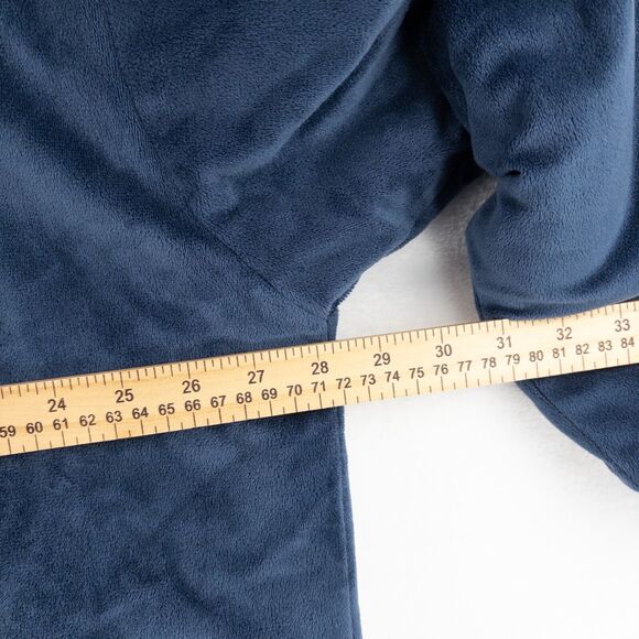 Comfy Jr. Youth Size Oversized Blue Blanket Sherpa One Size Hood - Picture 5 of 11